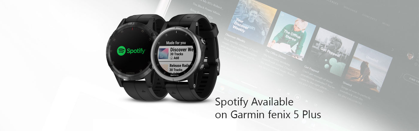 which garmin watches have spotify